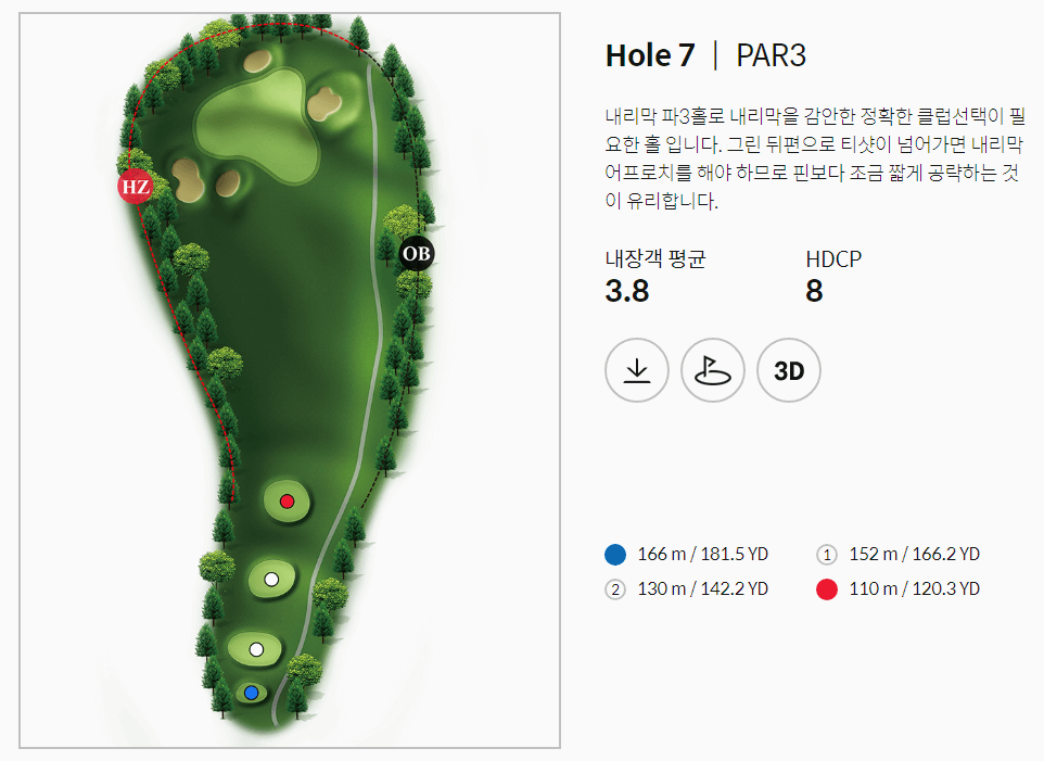 골프존카운티 안성H 힐코스 7