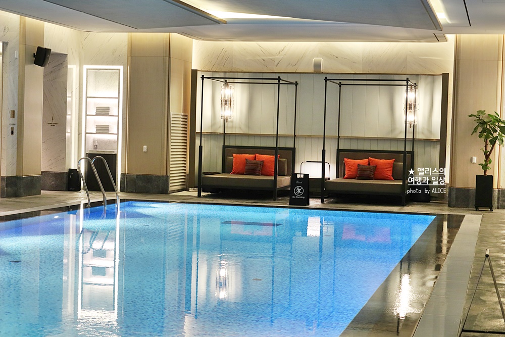 페어몬트 앰배서더 서울 후기, 더 아트리움 라운지, 수영장 후기