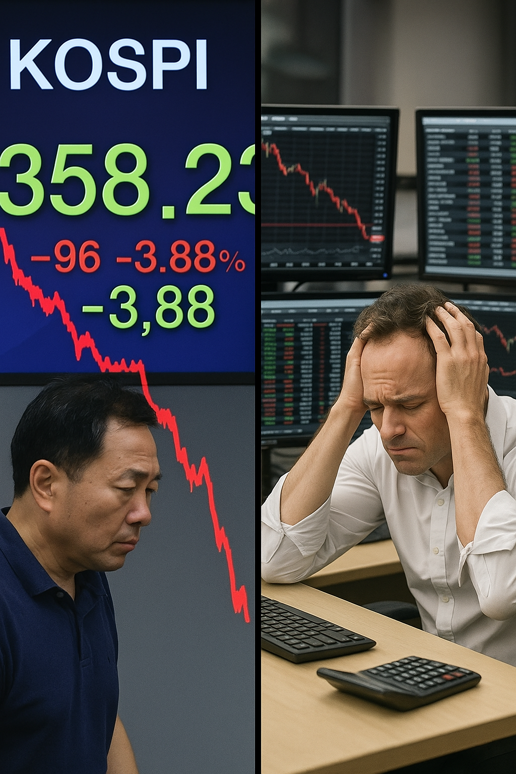 KOSPI 3.9% 급락