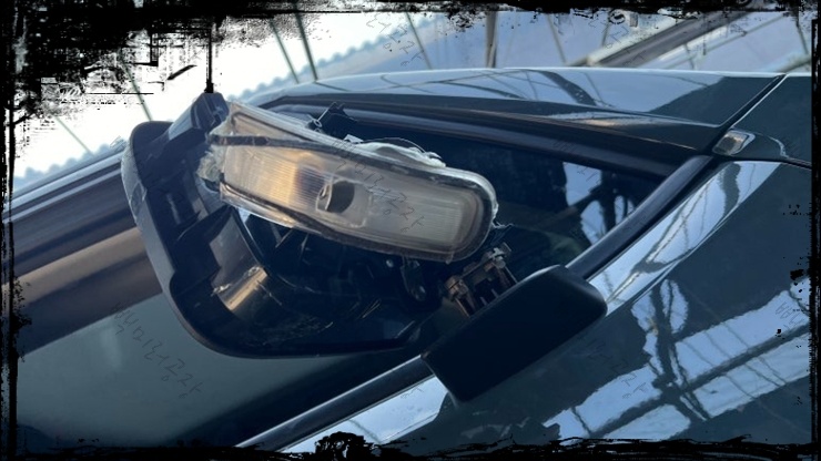 지프 레니게이드 사이드미러 파손 진단, 프레임 파손여부 및 거울 상태 확인