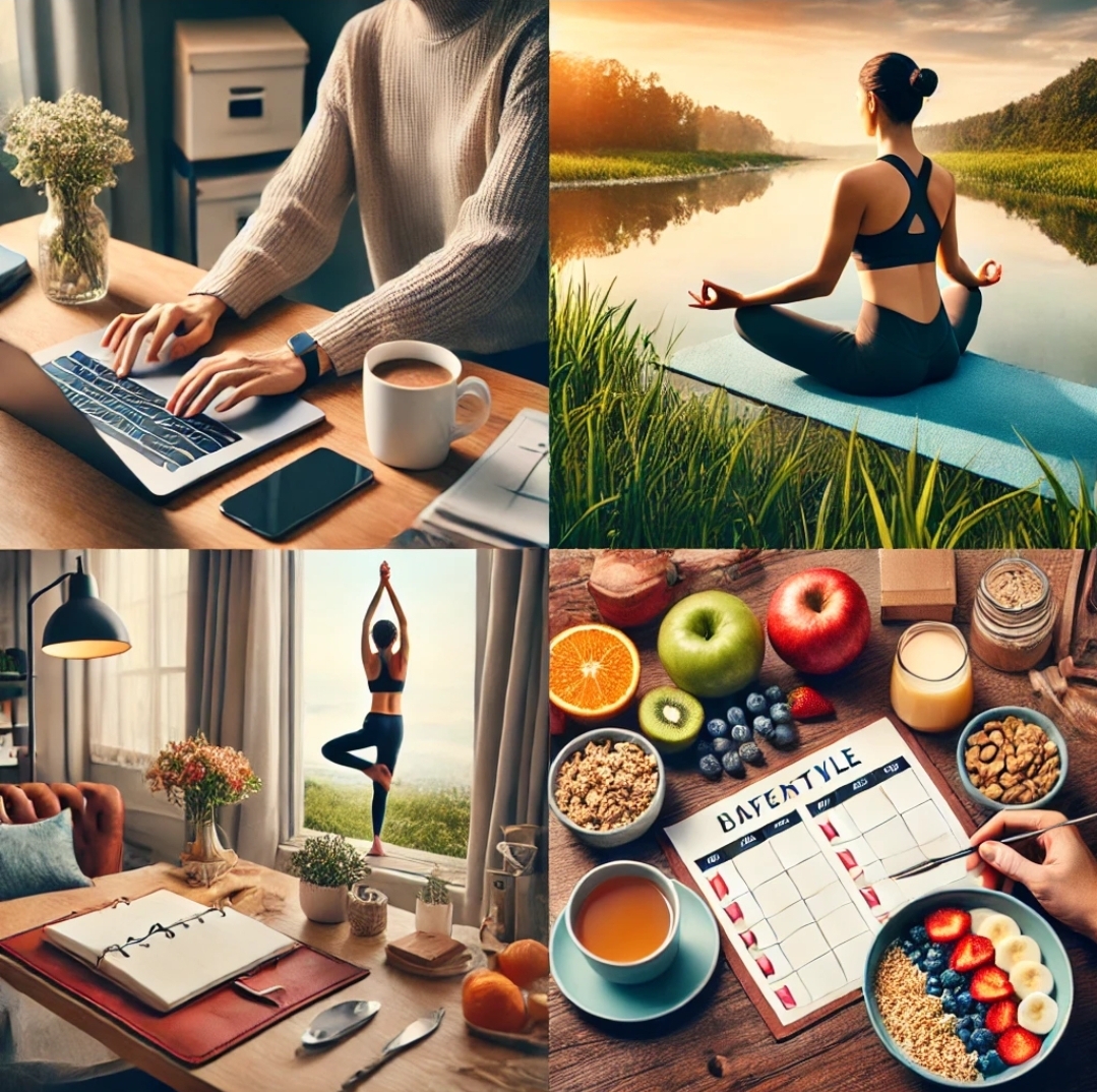 일상, 균형, 라이프 스타일, 유지를 표현한 이미지