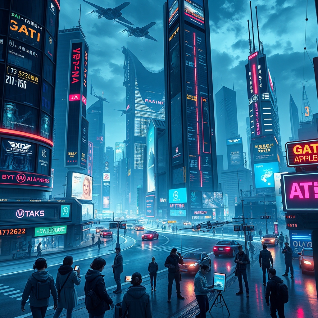 AI 시스템 도시 이미지