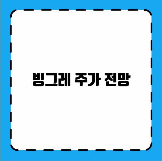 빙그레 주가 전망