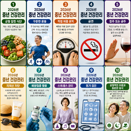 건강관리 완벽 가이드｜50대 이후 꼭 알아야 할 건강 습관