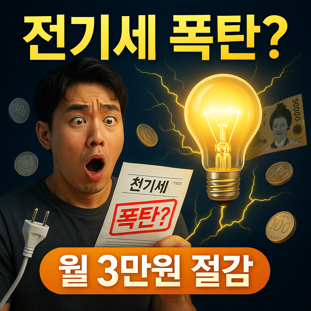 전기세 폭탄 피하는 법 월 3만원 아끼는 절약 완벽 가이드 💡