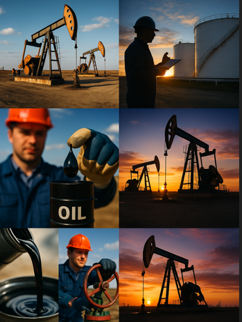 석유 산업 이미지