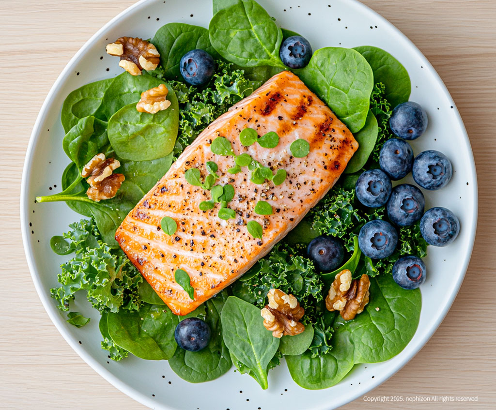 오메가3가 풍부한 연어 요리