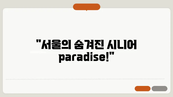 서울시니얰스 타워