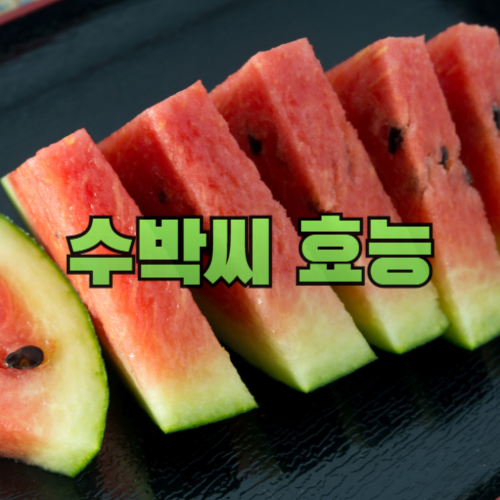 수박씨 효능