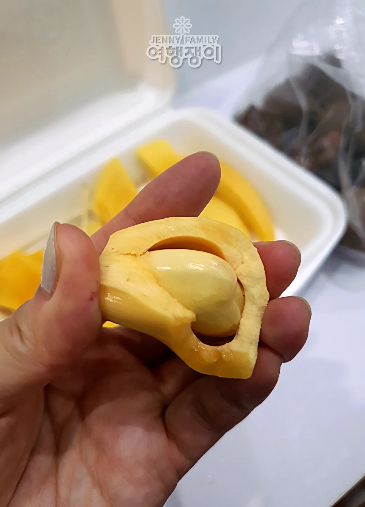 잭푸룻-안쪽에-커다란-씨앗이-있음-신맛없는-달디단-과일