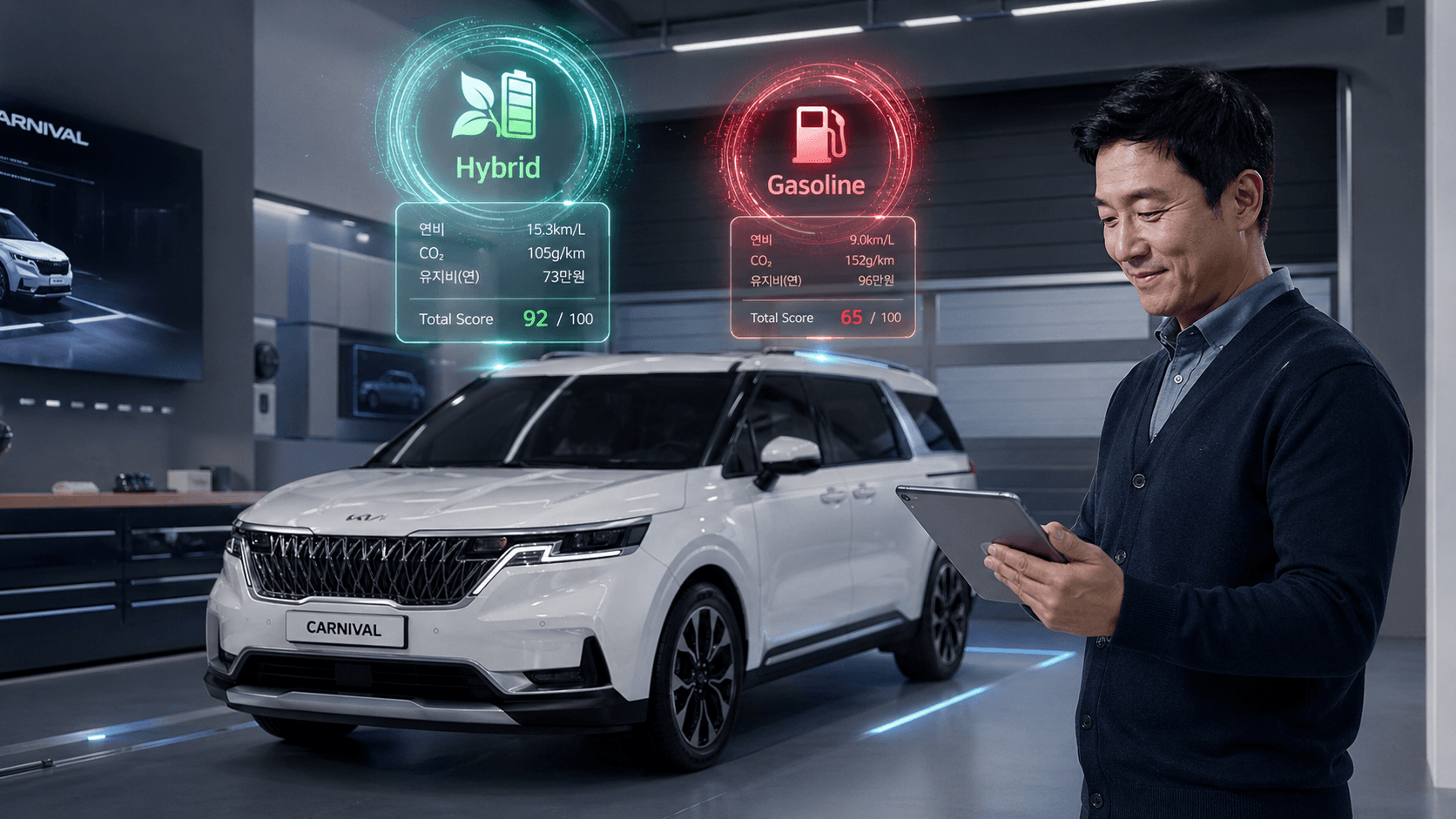 카니발 하이브리드 6개월 시승기