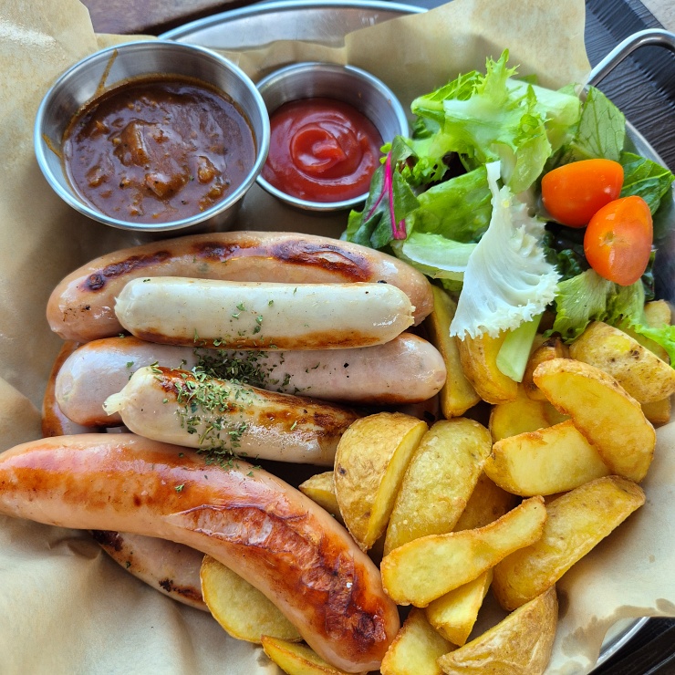 뮌스터담 카페 메뉴 커리부어스트