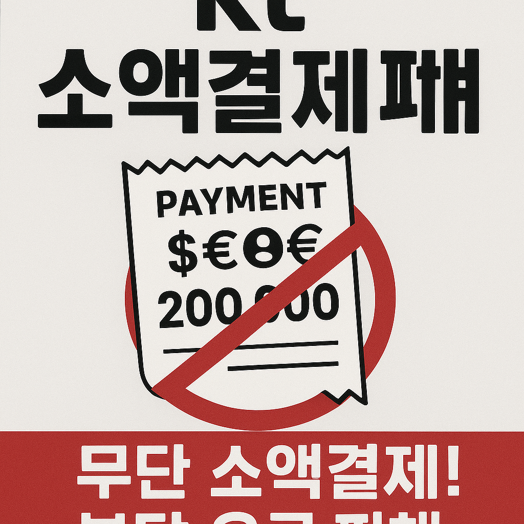 2025년 kt소액결제 사건 정리 및 원인.피해.대응방법 총정리