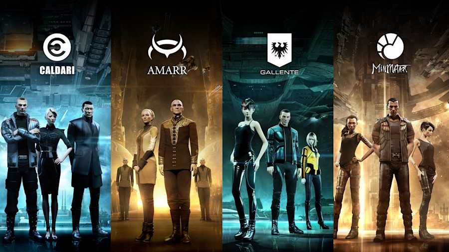 이브 온라인 캐릭터 생성과 제국 선택