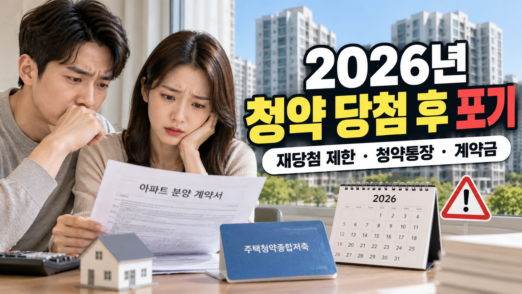 청약 당첨 후 포기