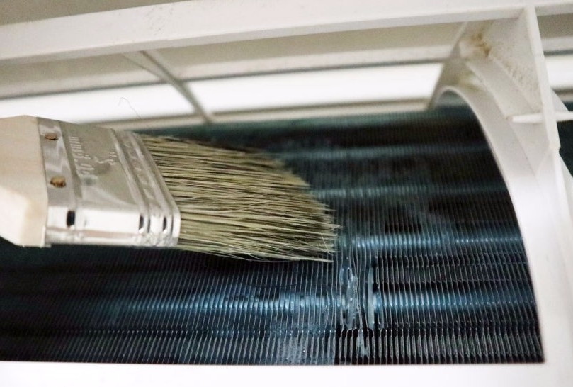 에어컨 냉각핀 청소