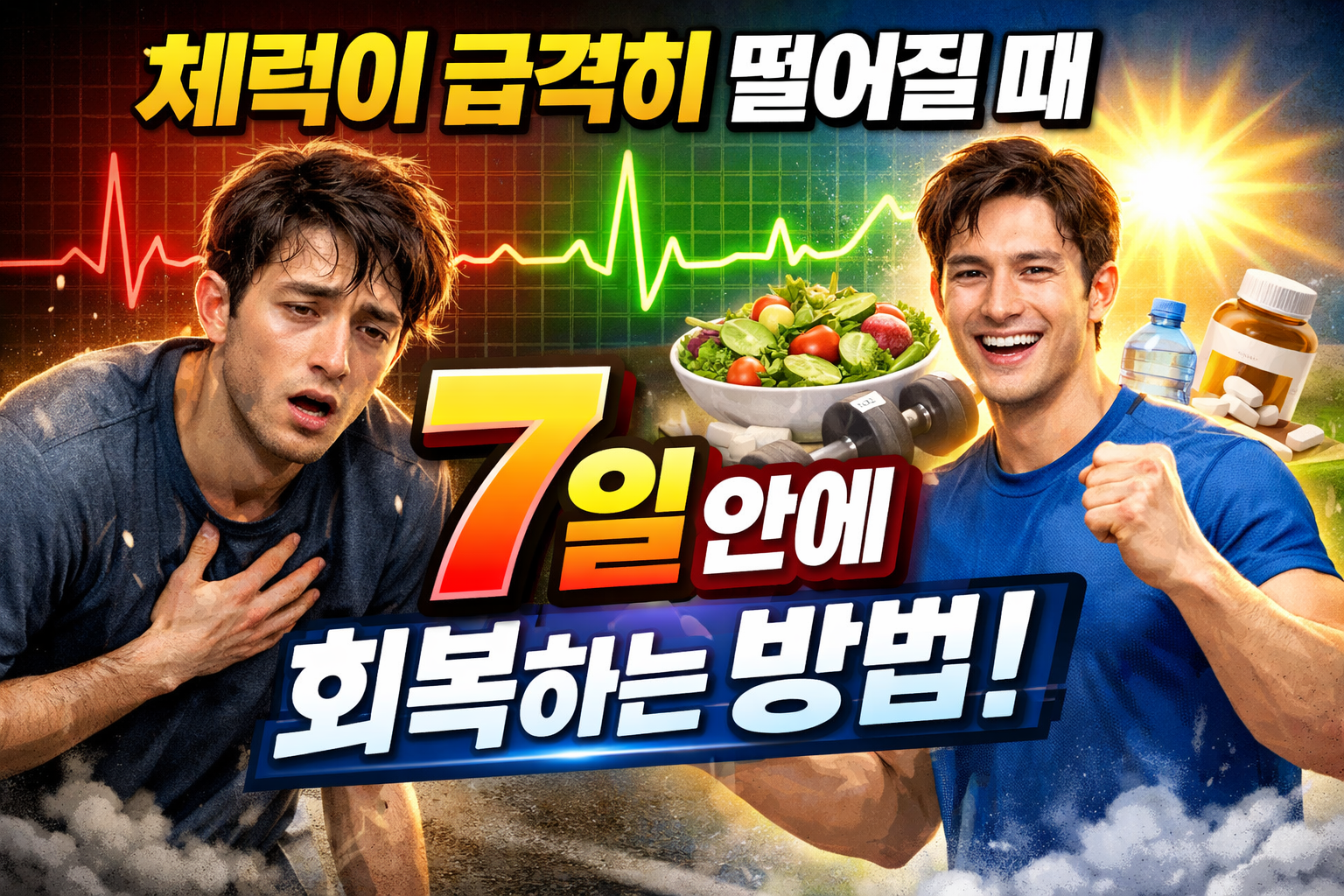 체력이 급격히 떨어질 때