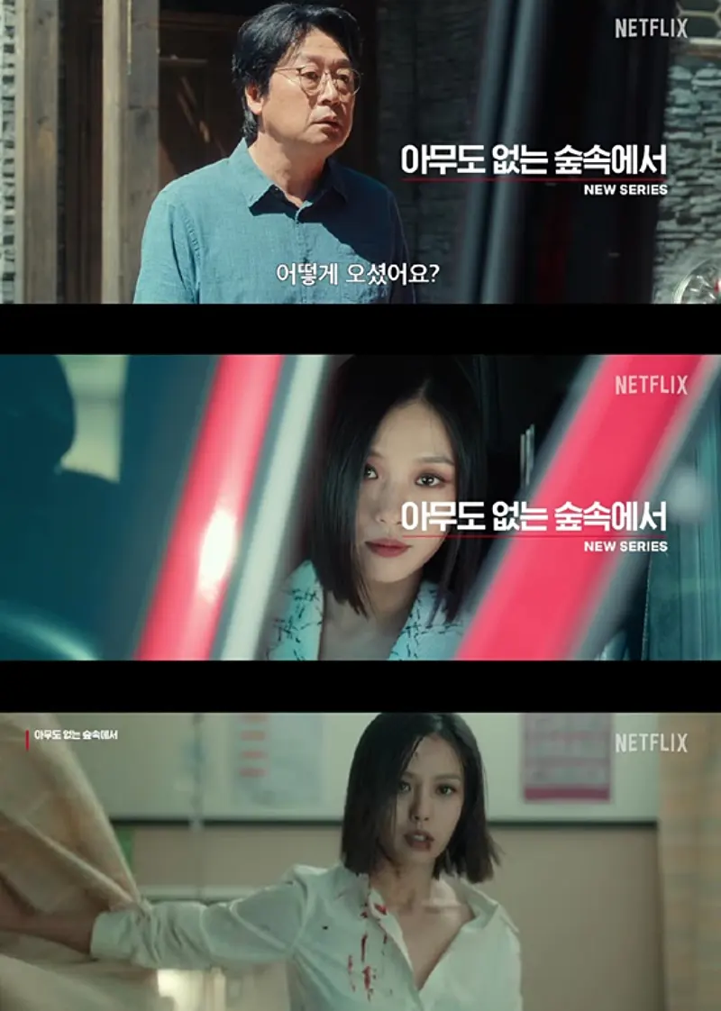 넷플릭스 아무도 없는 숲속에서 주요 장면