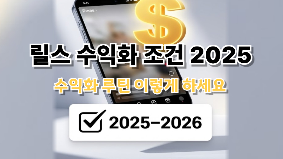 스타 릴스 수익화 조건과 성공 전략 총정리