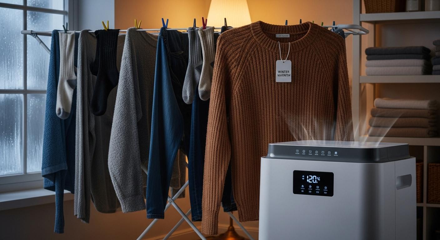 제습기 겨울 빨래