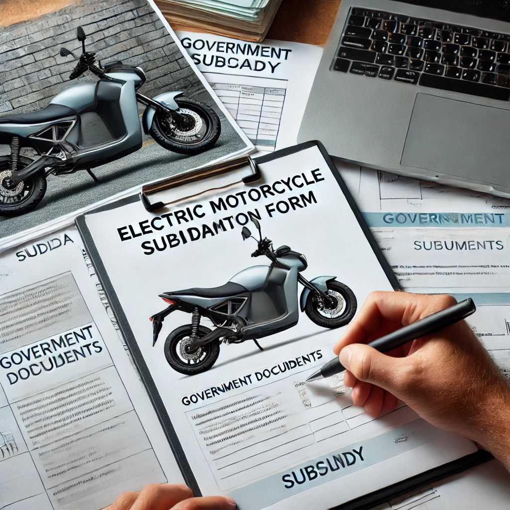 전기 오토바이 보조금 관련 이미지