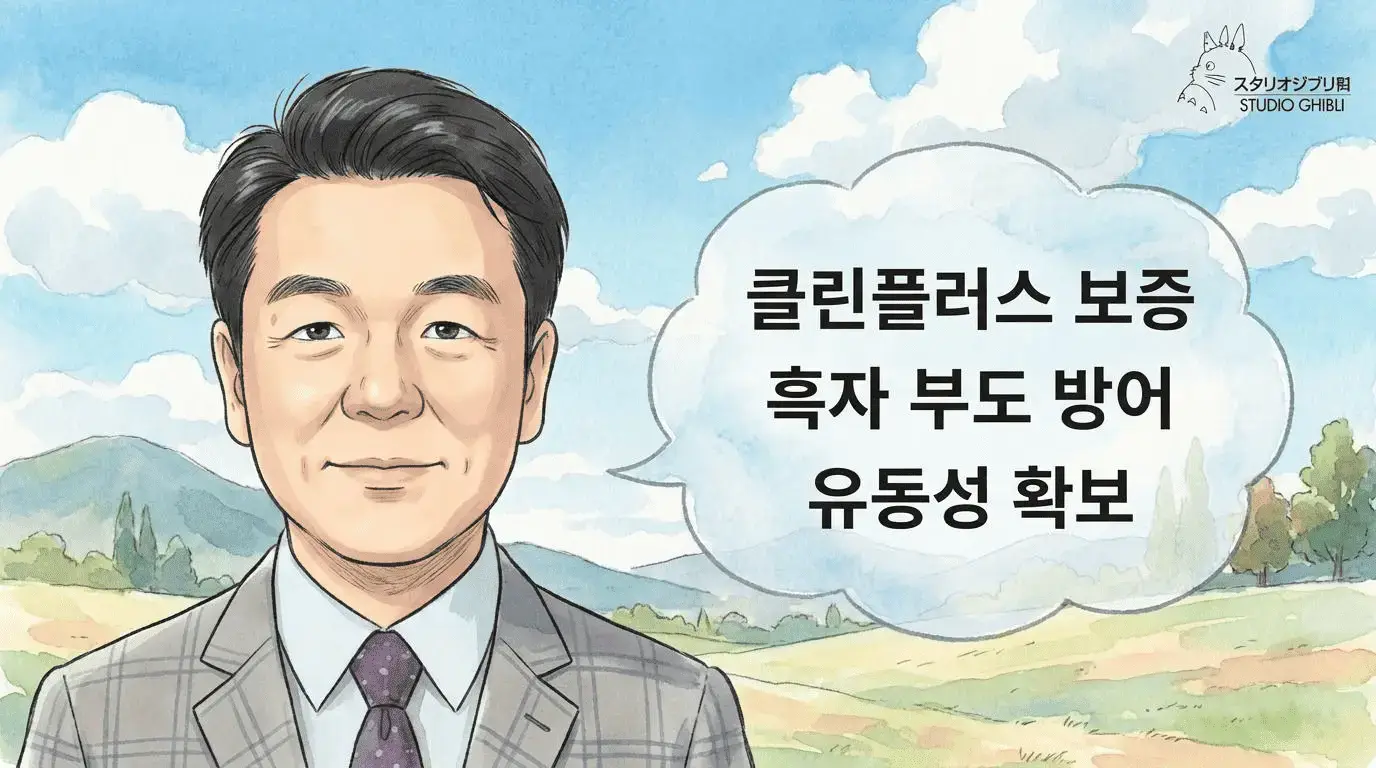 기술보증기금 클린플러스 보증 마이너스통장 흑자부도 방어 아바타 일러스트