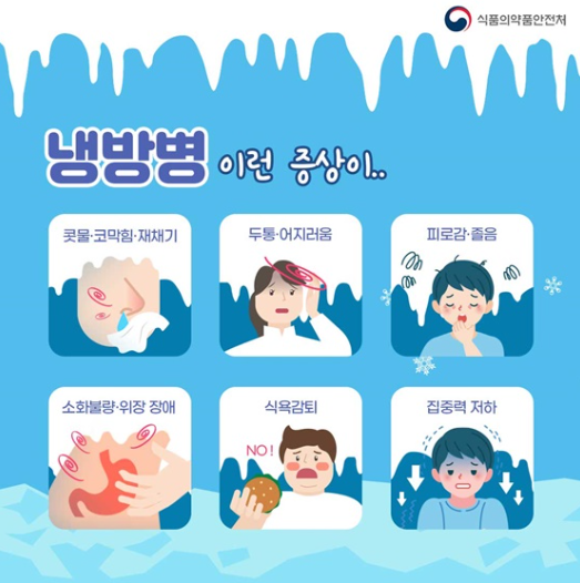 냉방병 증상