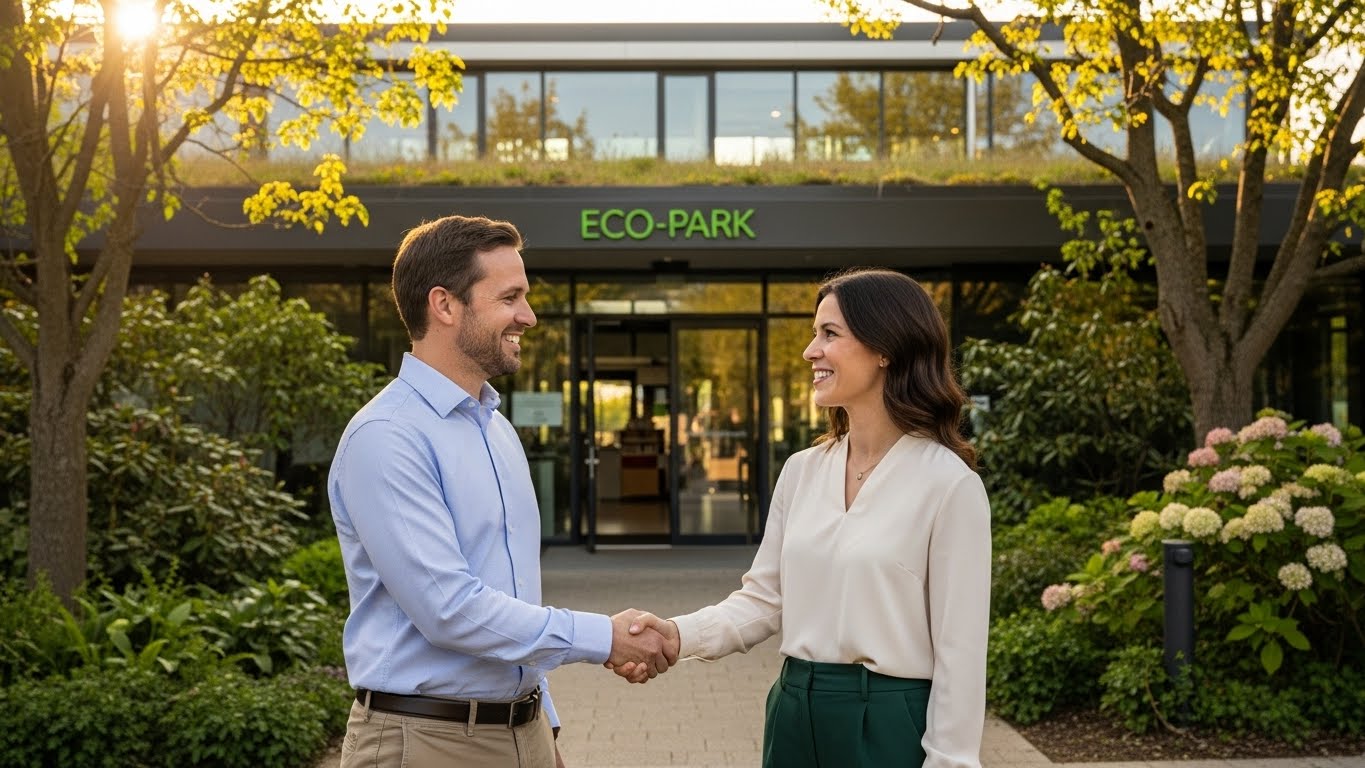 지자체 간 상생 협력과 보상을 상징하는 일러스트