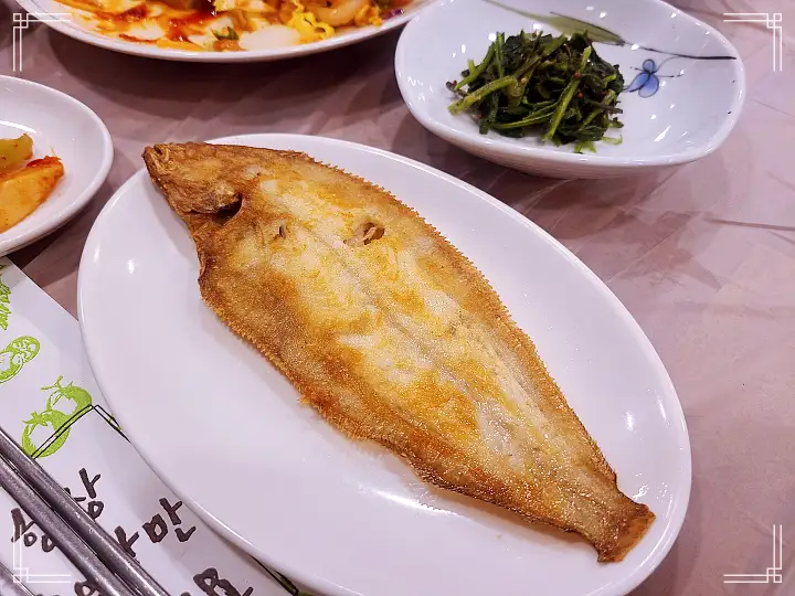 물가자미 요리 한상 물가자미회 물가자미찌개 물가자미구이 영덕 맛집