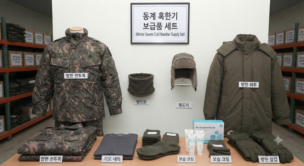 훈련소 보급품 지급과 현황