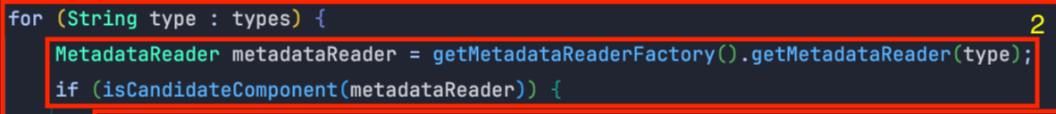 메타데이러 리더와 isCandidateComponent 메서드