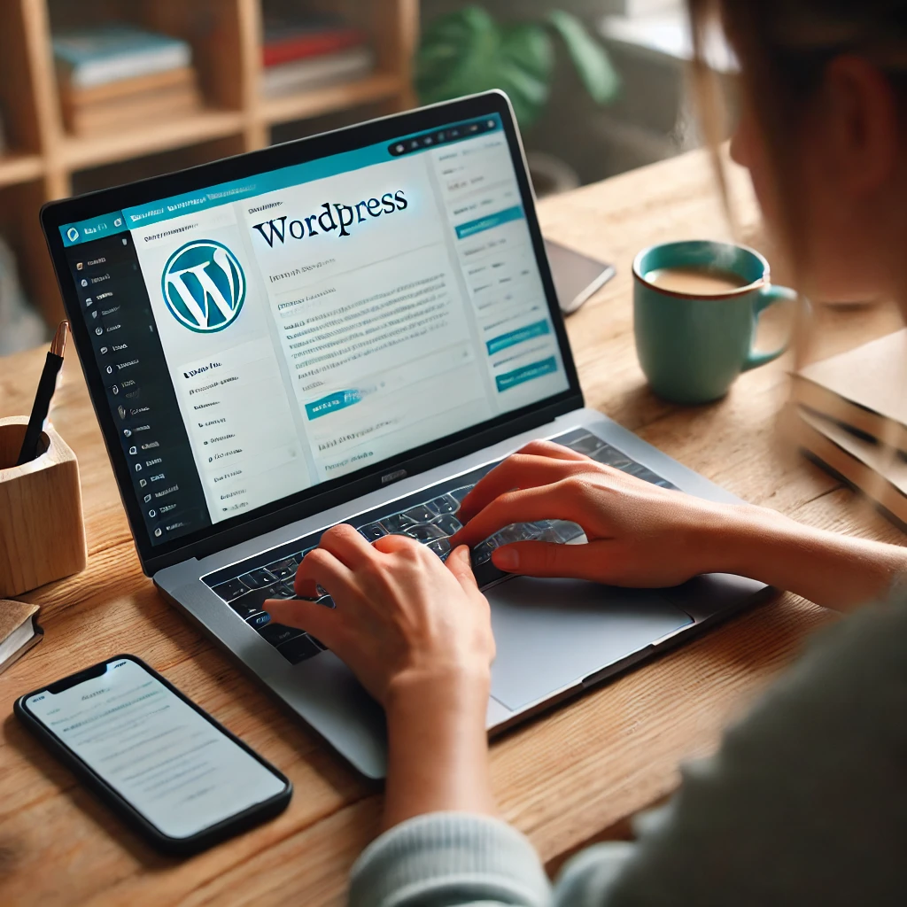 워드프레스 사용장면