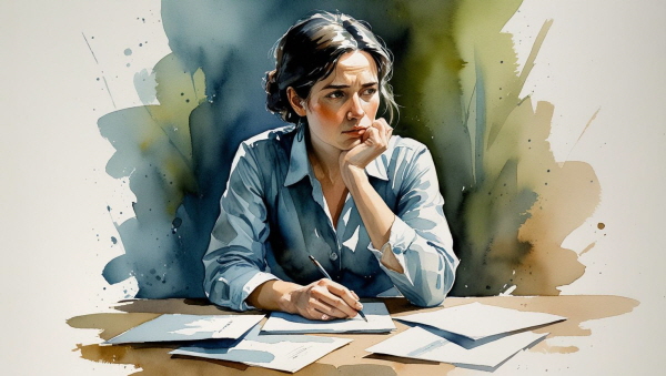 INTJ는 깊은 사고와 독립적인 판단력을 지닌 성향으로, 비합리적인 관계 구조나 불투명한 인간관계를 경계합니다에 관한 그림