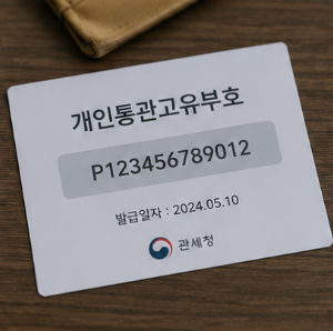 개인통관고유부호 조회 방법