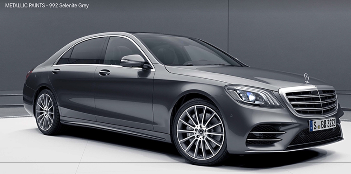 Selenite Grey( 색상코드 : 992) 벤츠 S 클래스 Selenite Grey( 색상코드 : 992)