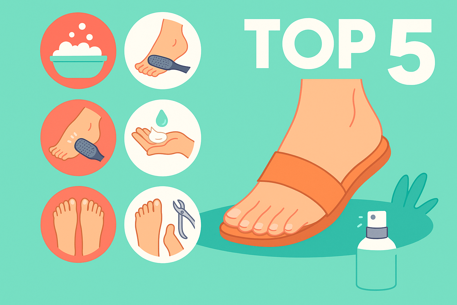샌들 전 필수! 여름 발피부 케어 TOP 5