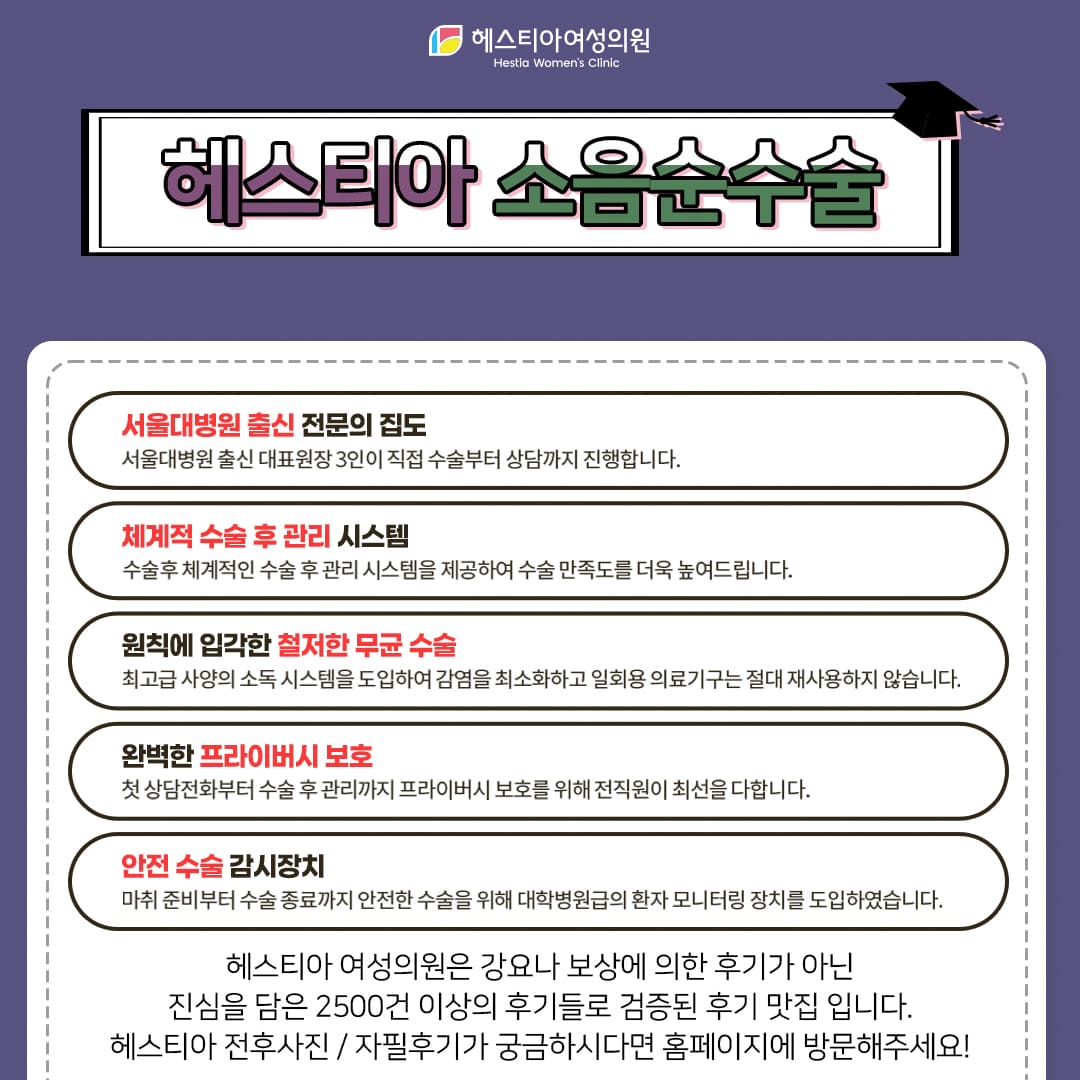 헤스티아 소음순수술