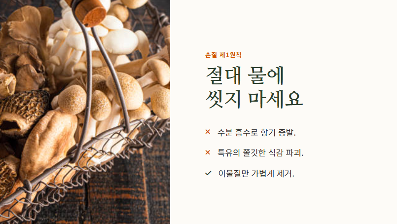 참송이버섯 먹는법
