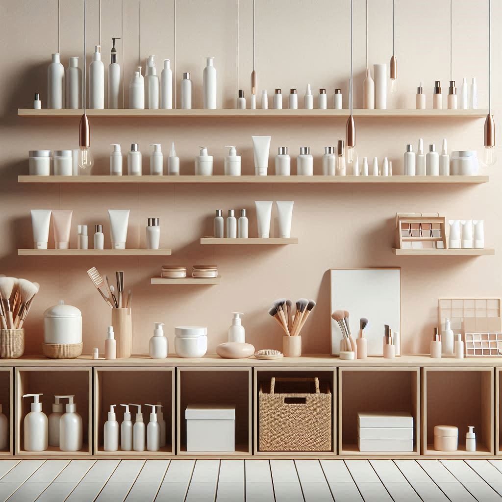 피부,체형관리 샵 배경