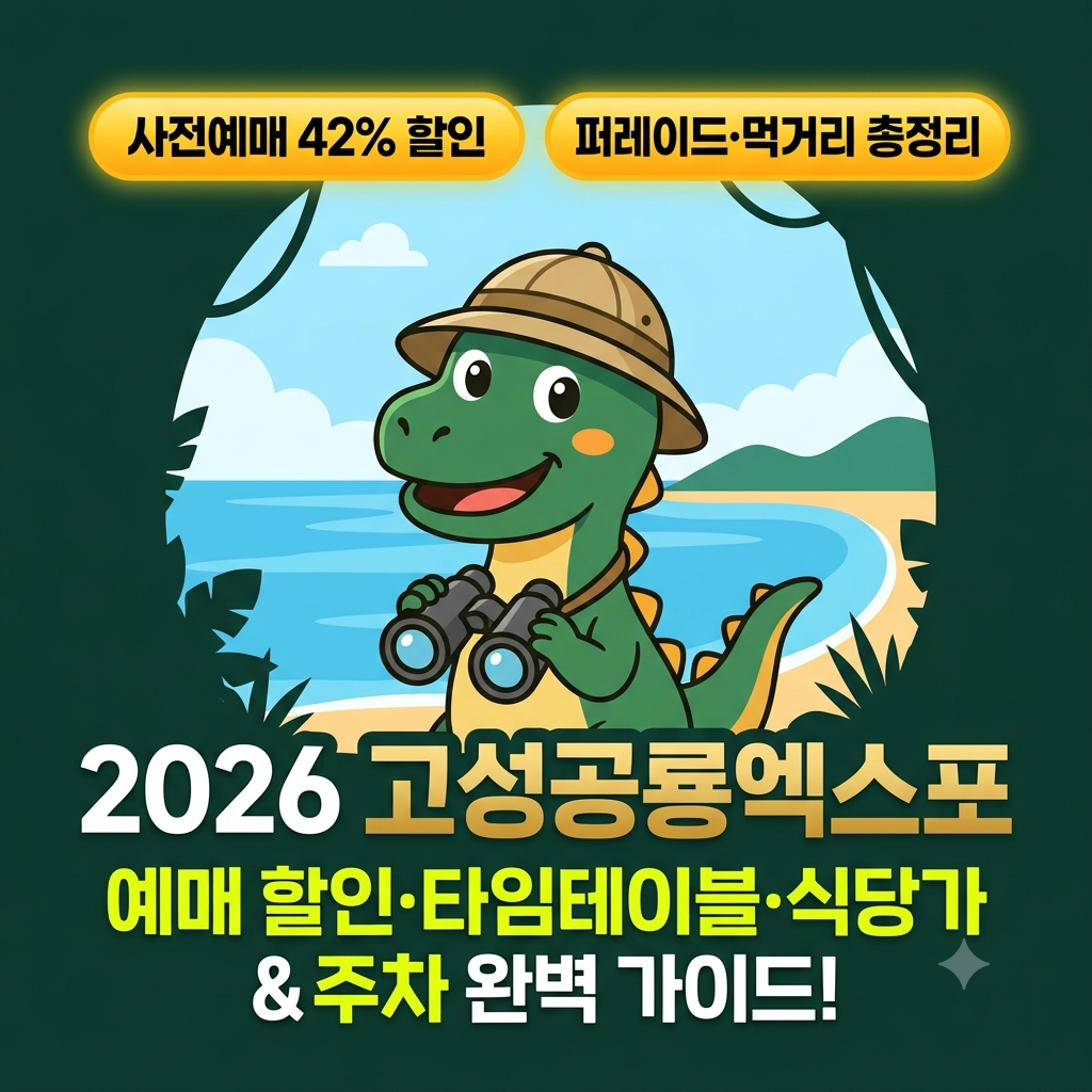 2026 고성 공룡엑스포 안내