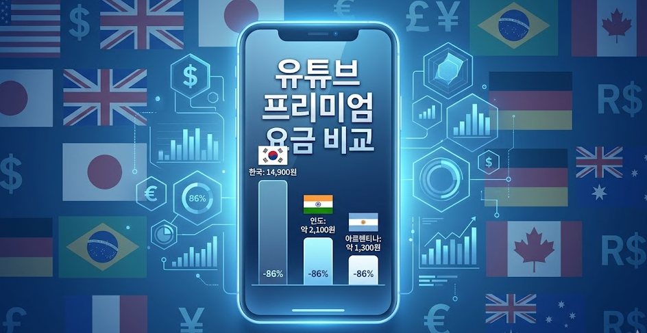 유튜브 프리미엄 가격 국가별 비교 및 합리적인 구독 전략