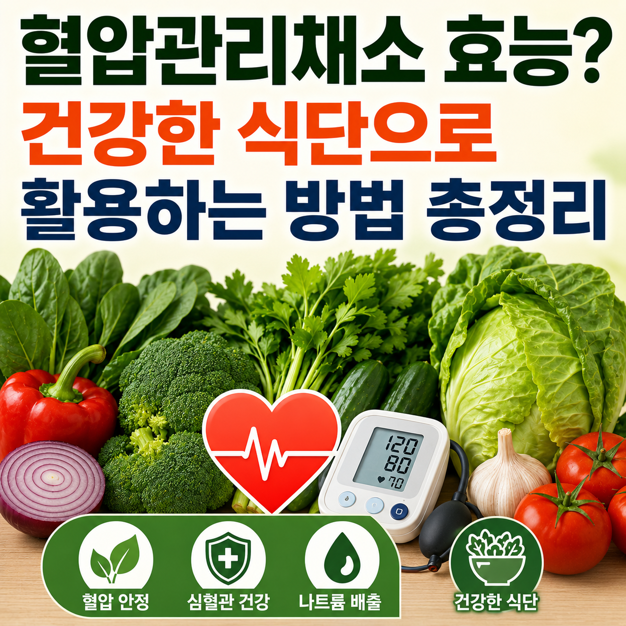혈압관리채소 효능
