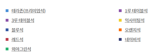 잠실 야구장 좌석도