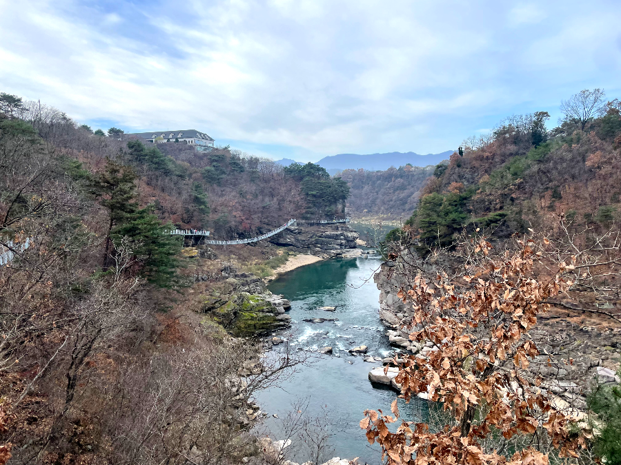 추운 겨울 강원도 철원 한탄강 주상절리길을 당일치기 잔도여행