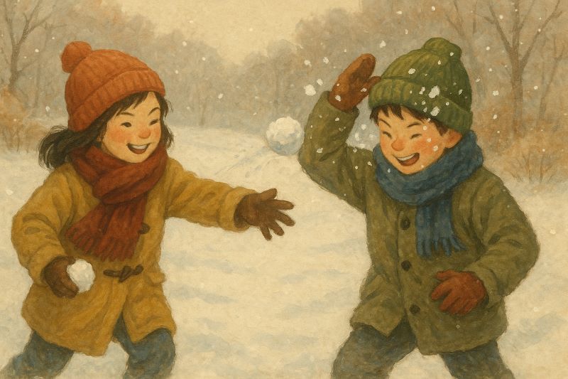 눈싸움하는 꿈 해석 - 감정의 놀이인가, 대립의 시작인가?