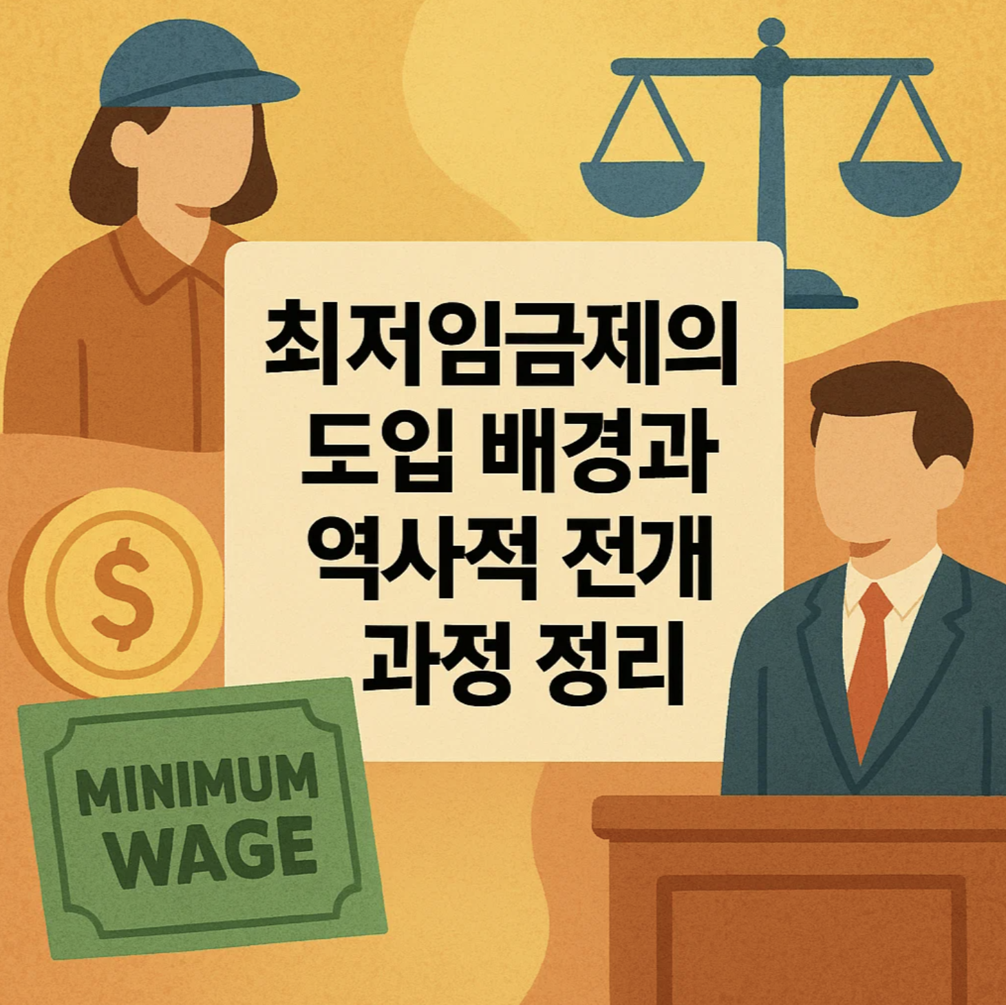 최저임금제의 도입 배경과 역사적 전개 과정 정리