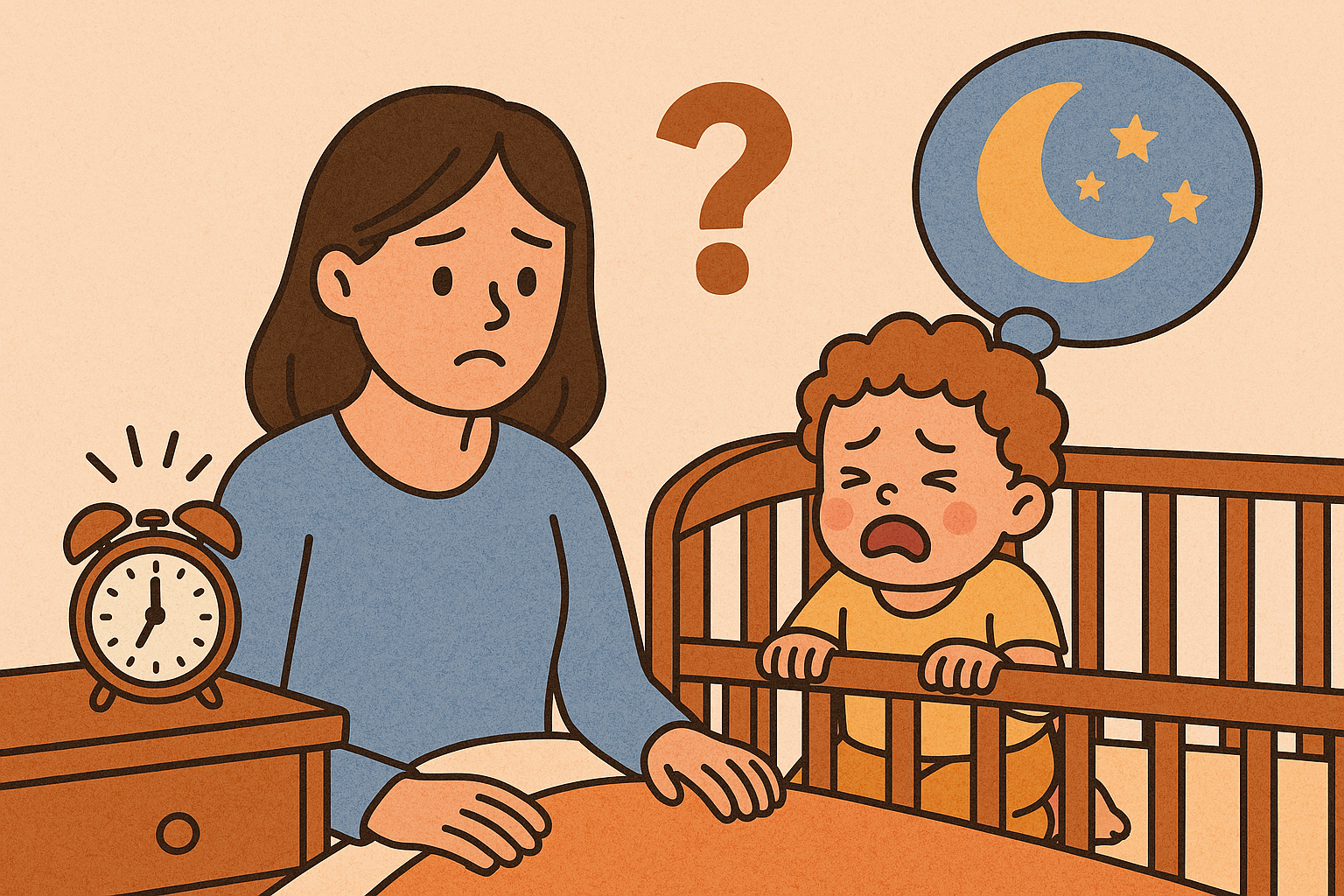 자주 깨는 아이 수면 교육에 대한 이미지