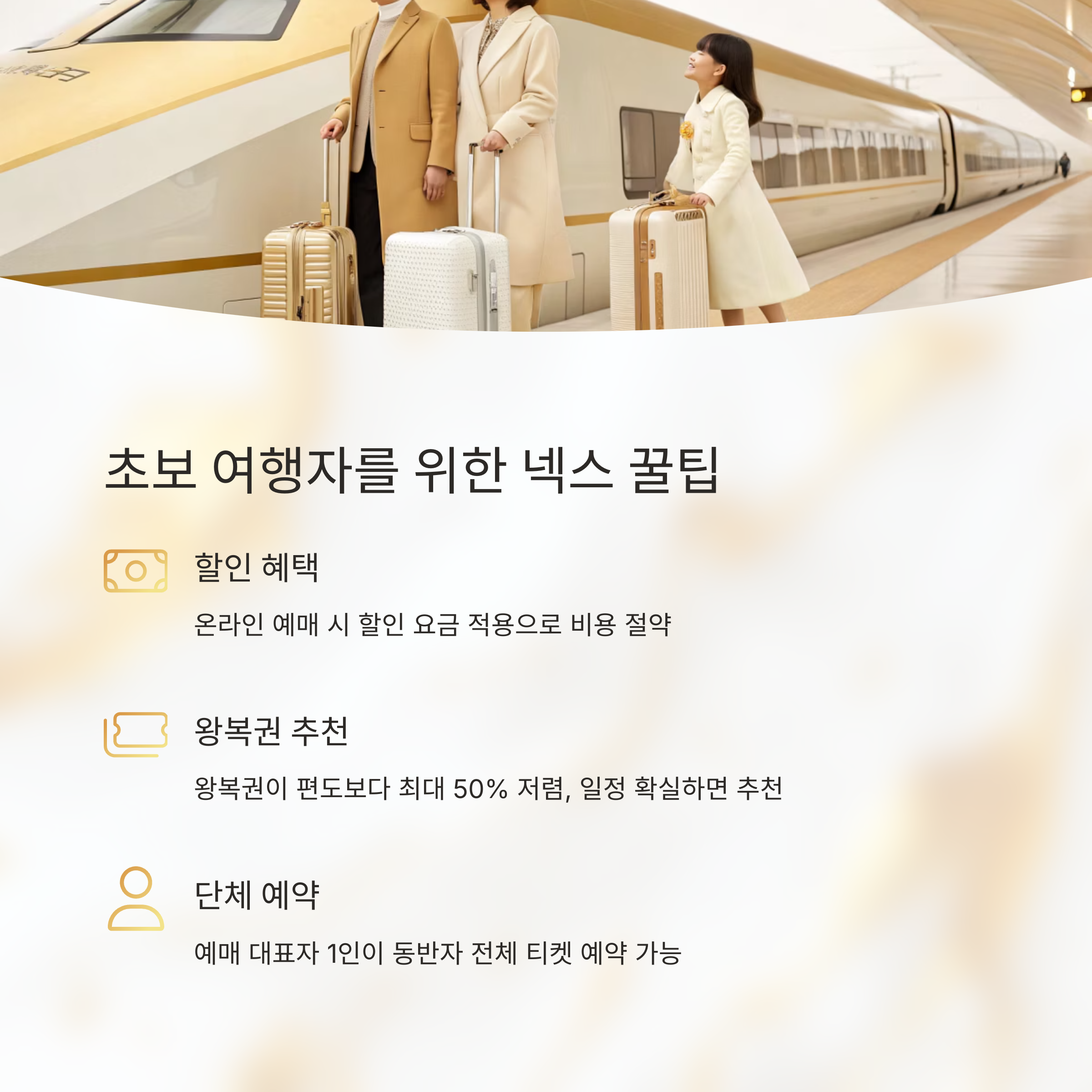 초보 여행자를 위한 넥스 꿀팁