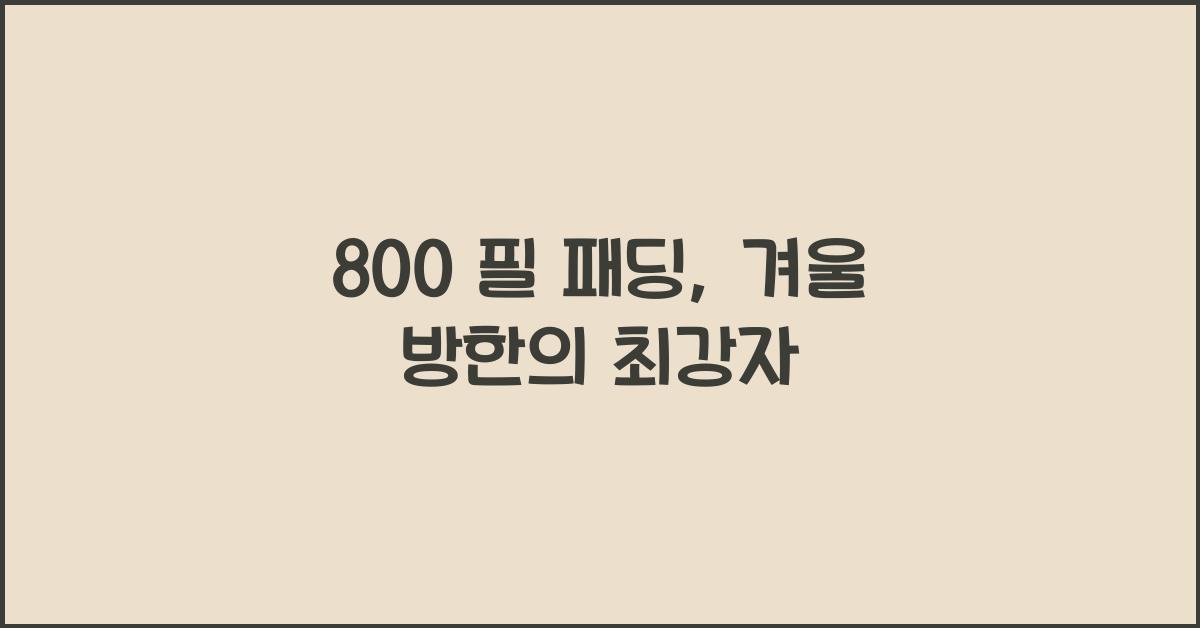 800 필 패딩