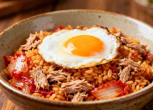 참치 김치볶음밥